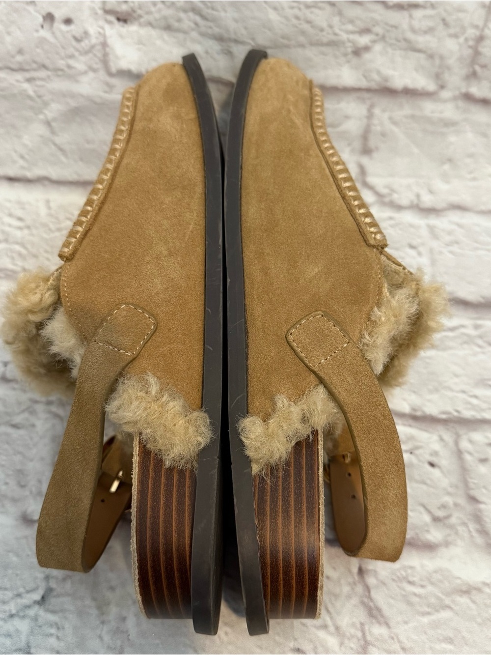 Zara Flat Split Suede Clogs  womens size 41 (10) - Picture 4 of 6